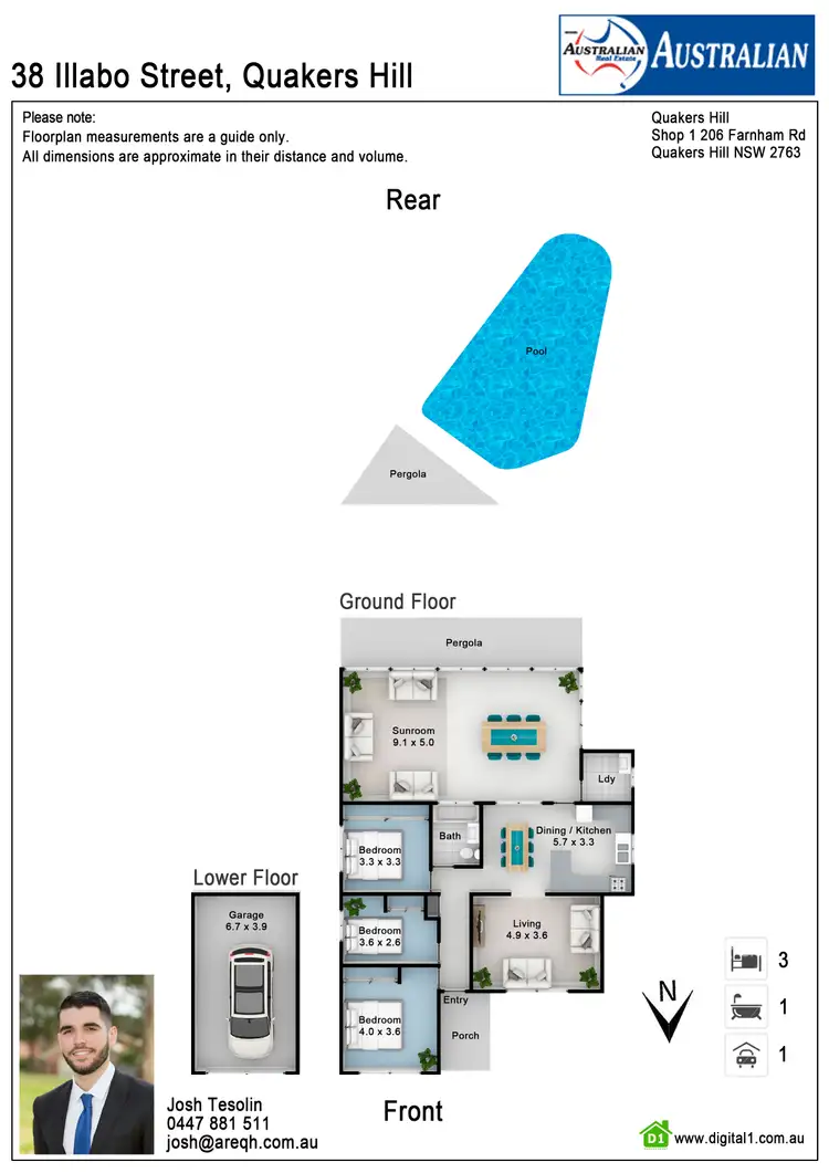 Floorplan of Homely house listing, 38 Illabo Street, Quakers Hill NSW 2763