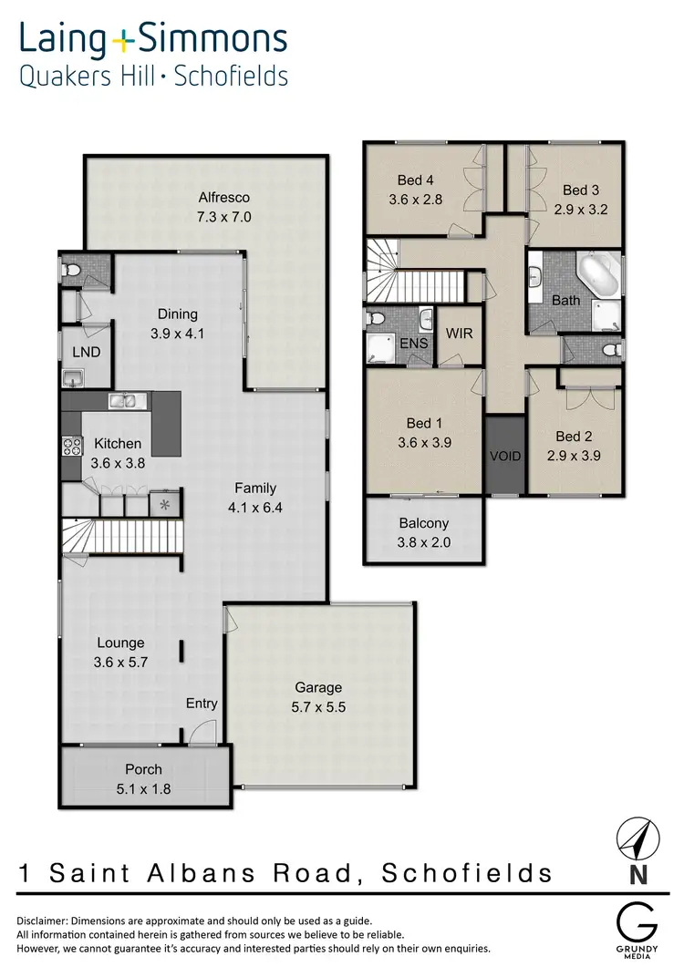 Floorplan of Homely house listing, 1 St Albans Road, Schofields NSW 2762