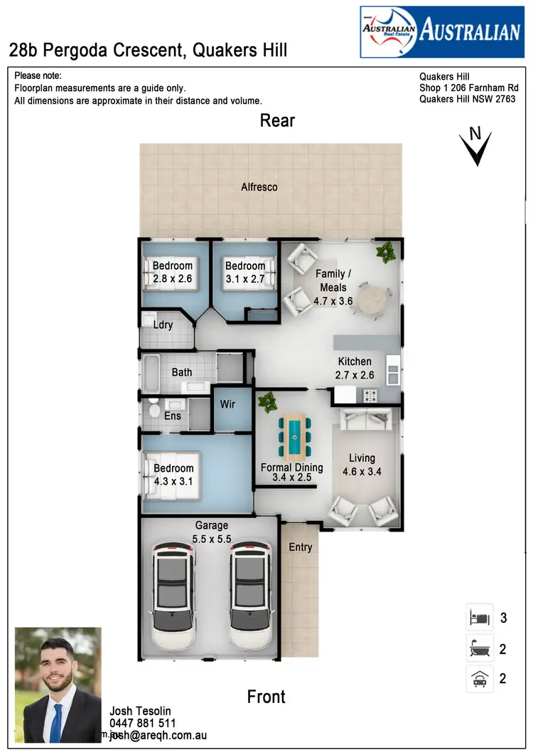 Floorplan of Homely house listing, 28b Pagoda Crescent, Quakers Hill NSW 2763