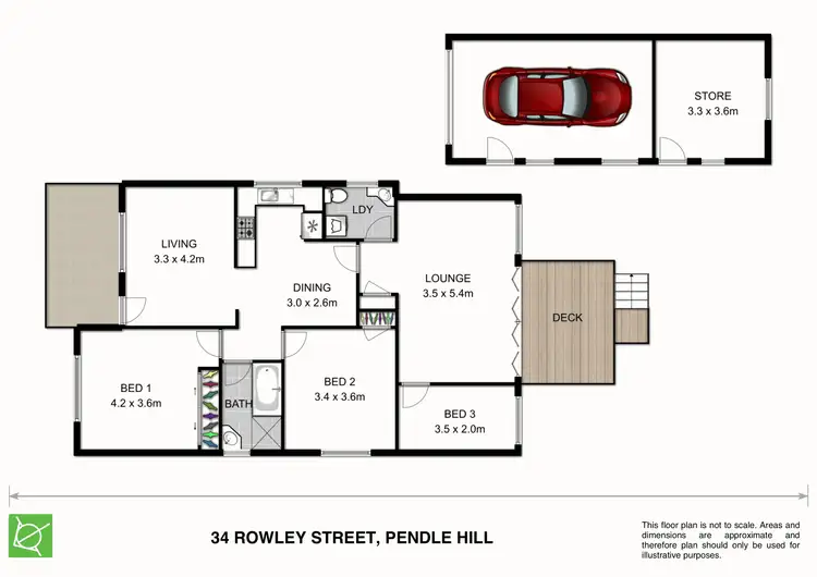 Floorplan of Homely house listing, 34 Rowley Street, Pendle Hill NSW 2145