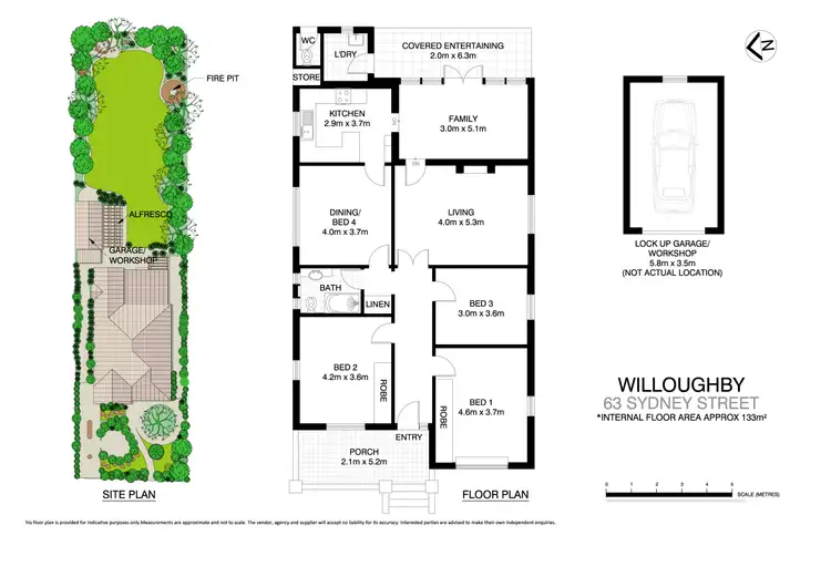 Floorplan of Homely house listing, 63 Sydney Street, Willoughby NSW 2068