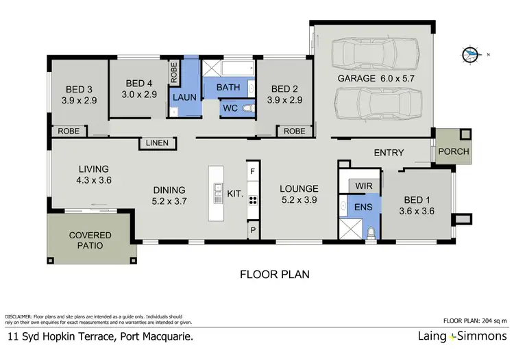 Floorplan of Homely house listing, 11 Syd Hopkins Terrace, Port Macquarie NSW 2444