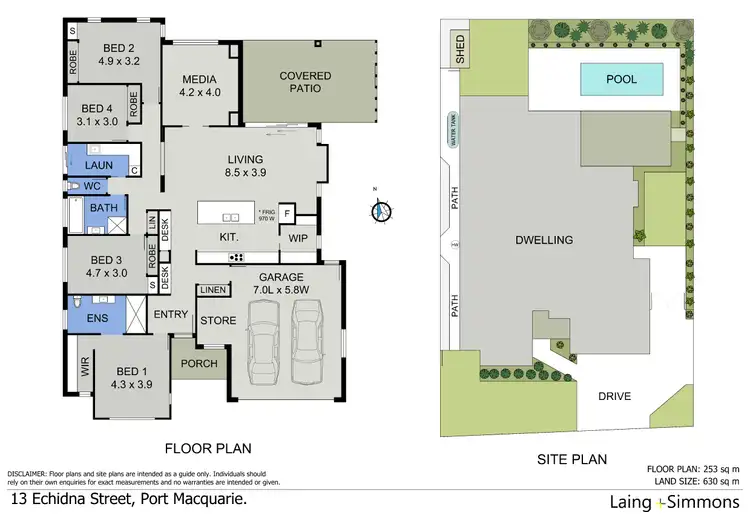 Floorplan of Homely house listing, 13 Echidna Street, Port Macquarie NSW 2444