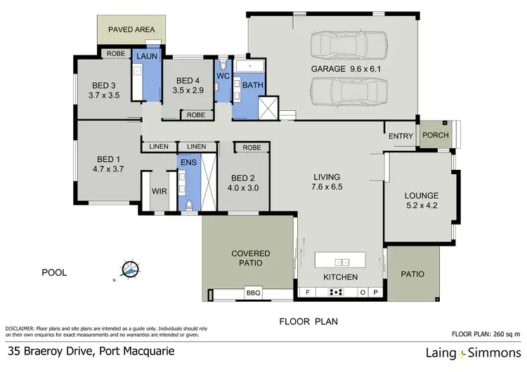 Floorplan of Homely house listing, 35 Braeroy Drive, Port Macquarie NSW 2444