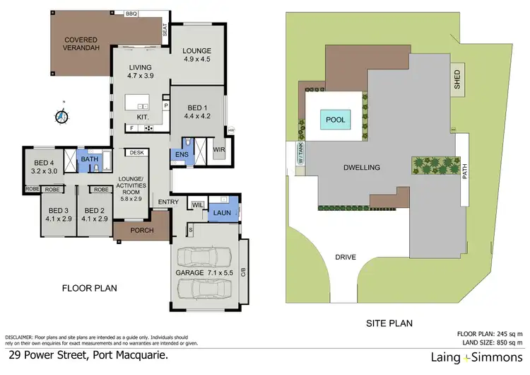 Floorplan of Homely house listing, 29 Power Street, Port Macquarie NSW 2444