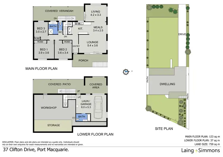 Floorplan of Homely house listing, 37 Clifton Drive, Port Macquarie NSW 2444