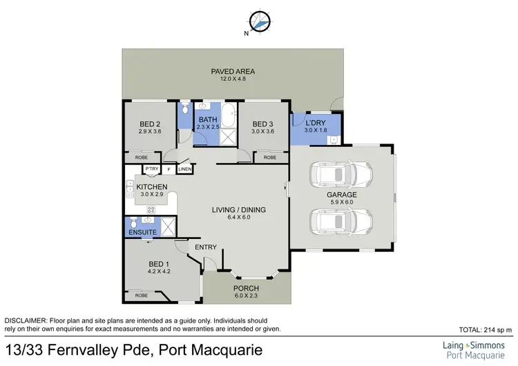 Floorplan of Homely villa listing, 13/33 Fern Valley Parade, Port Macquarie NSW 2444