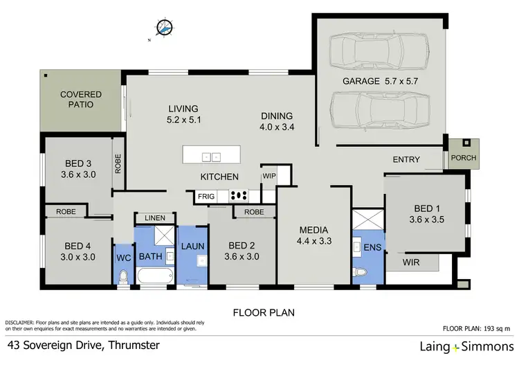 Floorplan of Homely house listing, 43 Sovereign Drive, Port Macquarie NSW 2444