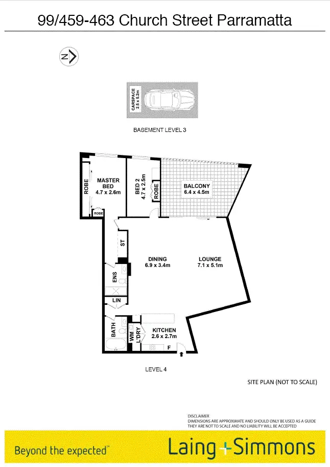 Floorplan of Homely unit listing, 99/459-463 Church Street, Parramatta NSW 2150