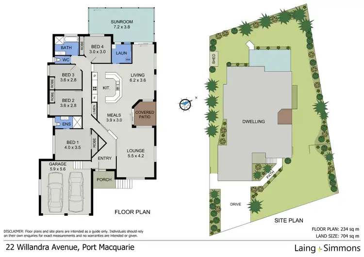 Floorplan of Homely house listing, 22 Willandra Avenue, Port Macquarie NSW 2444