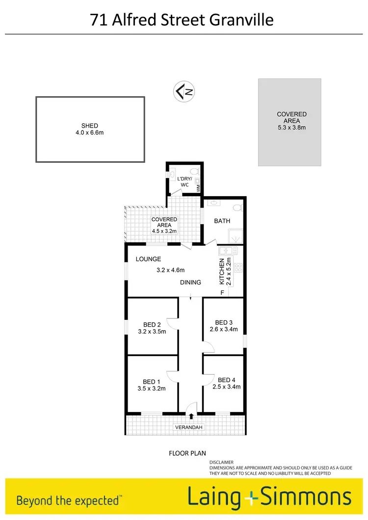 Floorplan of Homely house listing, 71 Alfred Street, Granville NSW 2142