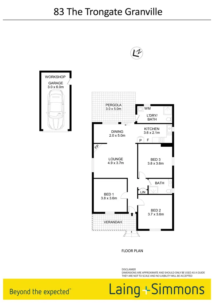 Floorplan of Homely house listing, 83 The Trongate, Granville NSW 2142