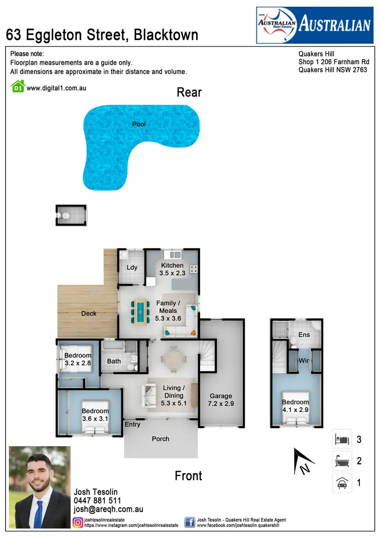 Floorplan of Homely house listing, 63 Eggleton Street, Blacktown NSW 2148