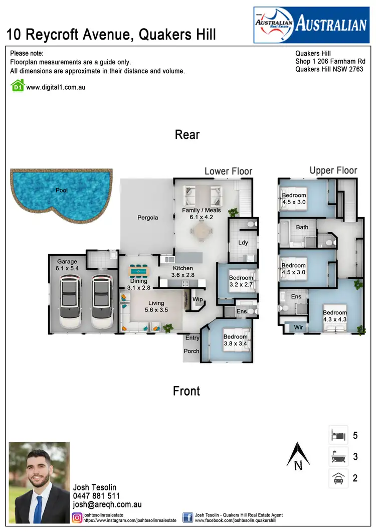 Floorplan of Homely house listing, 10 Reycroft Avenue, Quakers Hill NSW 2763