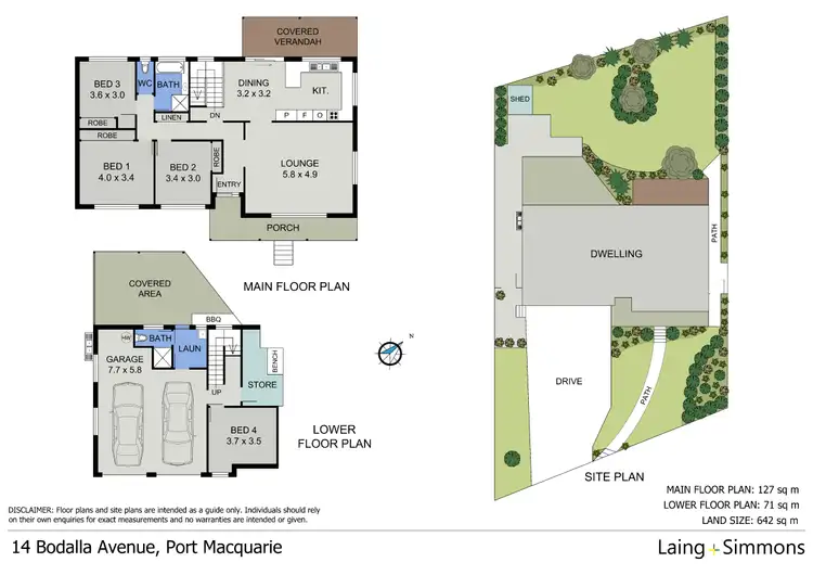 Floorplan of Homely house listing, 14 Bodalla Avenue, Port Macquarie NSW 2444