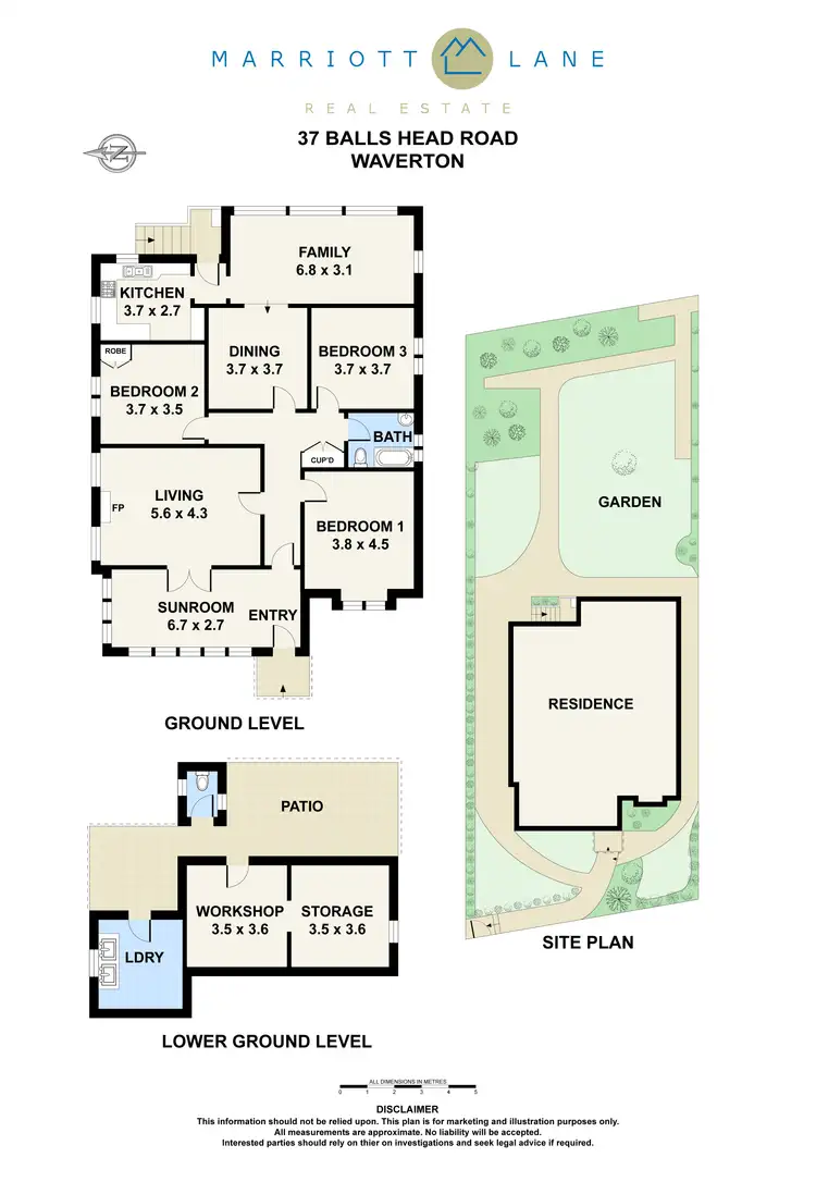 Floorplan of Homely house listing, 37 Balls Head Road, Waverton NSW 2060