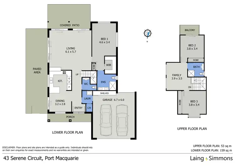 Floorplan of Homely house listing, 43 Serene Circuit, Port Macquarie NSW 2444