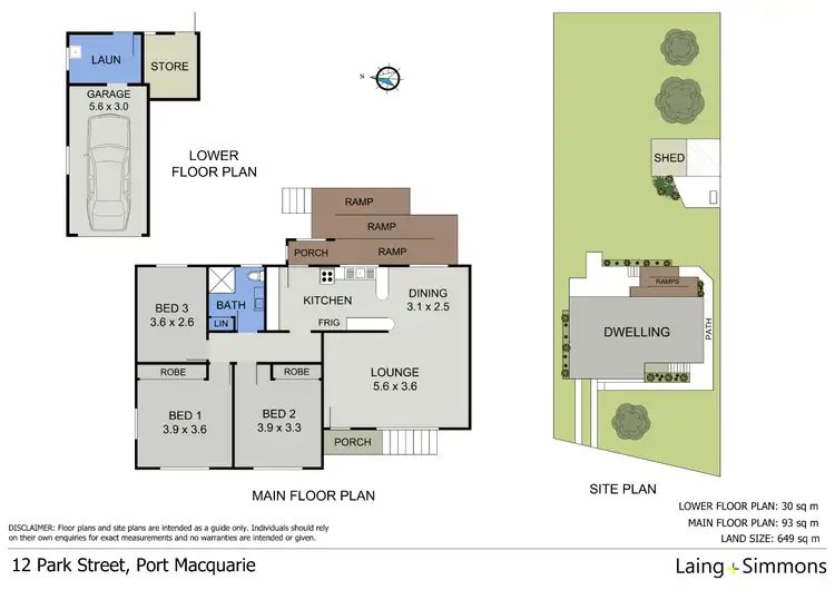 Floorplan of Homely house listing, 12 Park Street, Port Macquarie NSW 2444