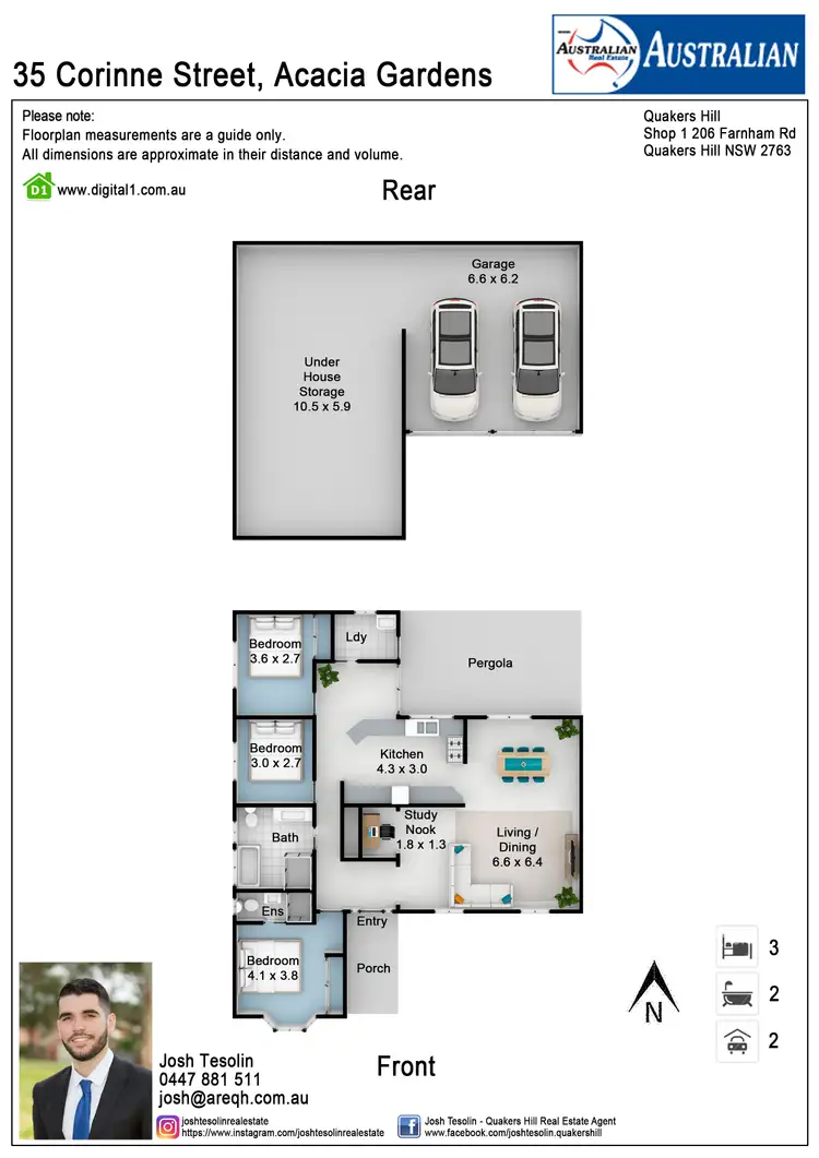 Floorplan of Homely house listing, 35 Corinne Street, Acacia Gardens NSW 2763
