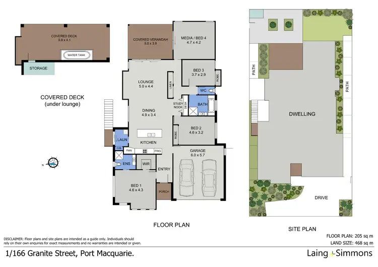 Floorplan of Homely house listing, 1/166 Granite Street, Port Macquarie NSW 2444