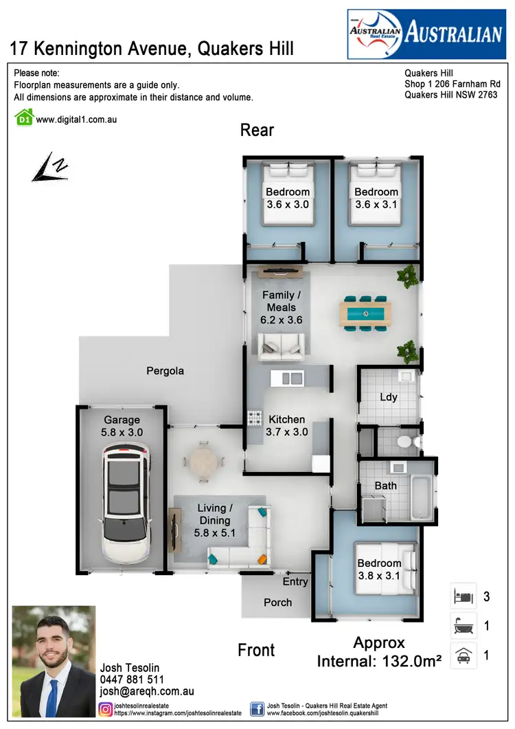 Floorplan of Homely house listing, 17 Kennington Avenue, Quakers Hill NSW 2763