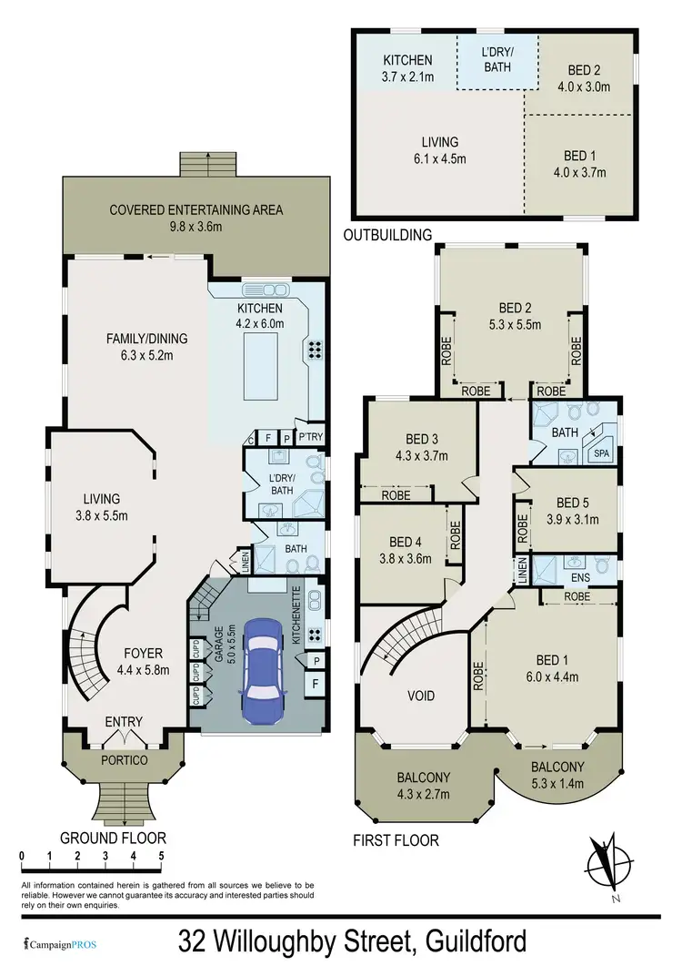 Floorplan of Homely house listing, 32 Willoughby Street, Guildford NSW 2161