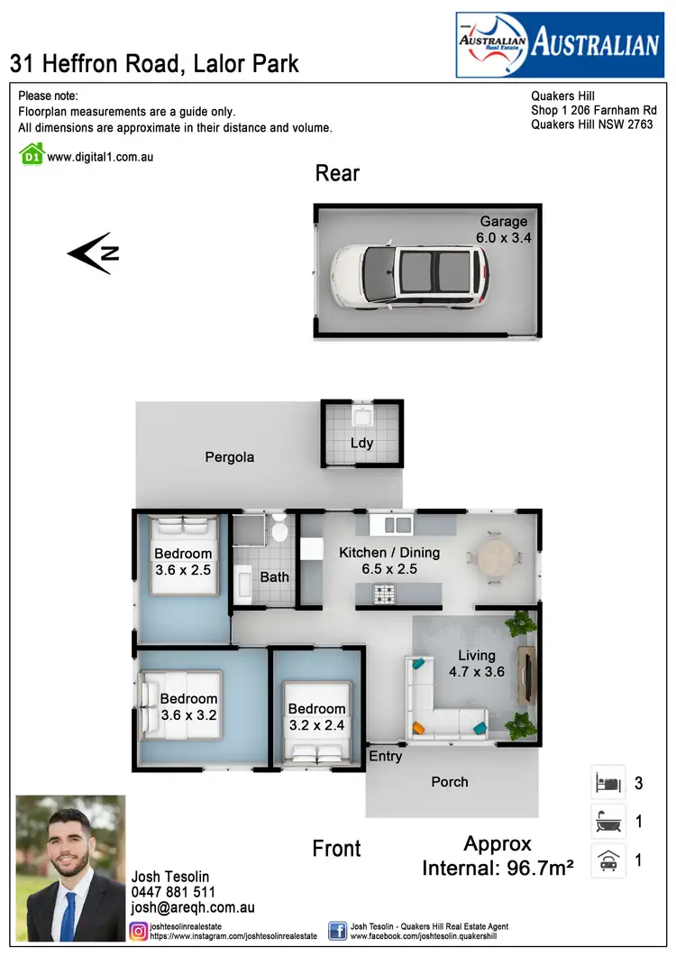 Floorplan of Homely house listing, 31 Heffron Road, Lalor Park NSW 2147