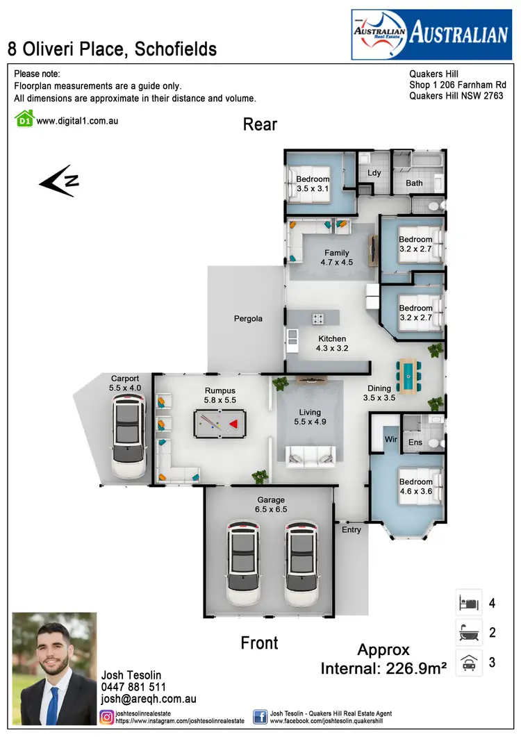 Floorplan of Homely house listing, 8 Oliveri Place, Schofields NSW 2762