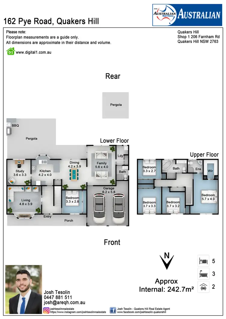 Floorplan of Homely house listing, 162 Pye Road, Quakers Hill NSW 2763