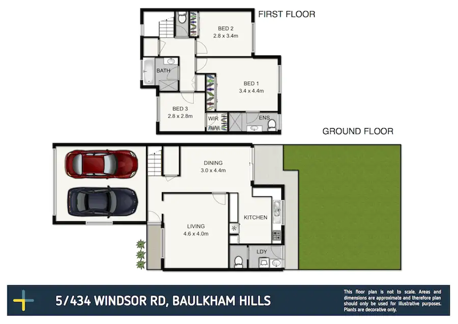Floorplan of Homely townhouse listing, 5/434 Windsor Road, Baulkham Hills NSW 2153