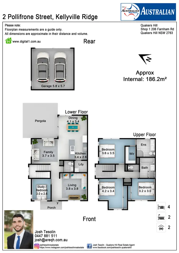 Floorplan of Homely house listing, 2 Pollifrone Street, Kellyville Ridge NSW 2155