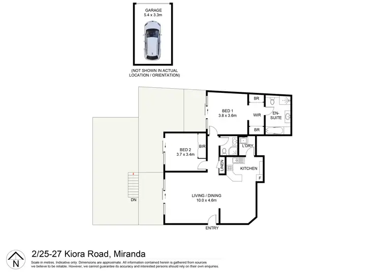 Floorplan of Homely unit listing, 2/25-27 Kiora Road, Miranda NSW 2228