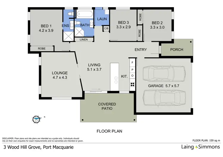 Floorplan of Homely house listing, 3 Wood Hill Grove, Port Macquarie NSW 2444