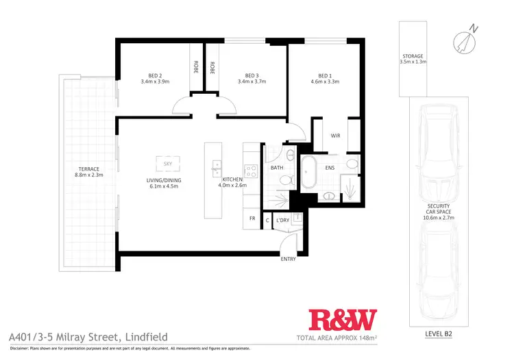 Floorplan of Homely apartment listing, 19/5 Milray Street, Lindfield NSW 2070