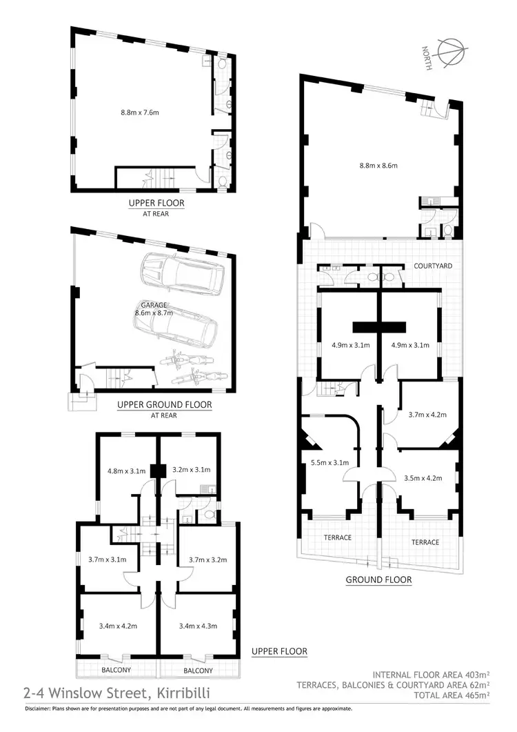Floorplan of Homely house listing, 2-4 Winslow Street, Kirribilli NSW 2061