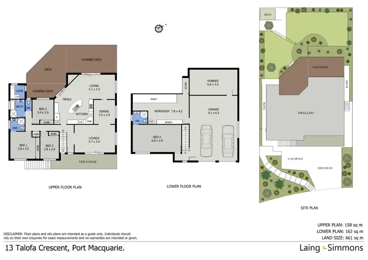 Floorplan of Homely house listing, 13 Talofa Crescent, Port Macquarie NSW 2444