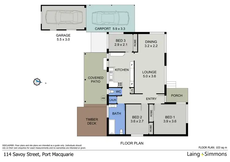 Floorplan of Homely house listing, 114 Savoy Street, Port Macquarie NSW 2444