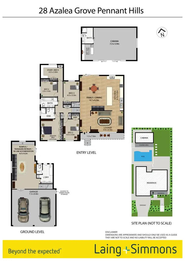 Floorplan of Homely house listing, 28 Azalea Grove, Pennant Hills NSW 2120