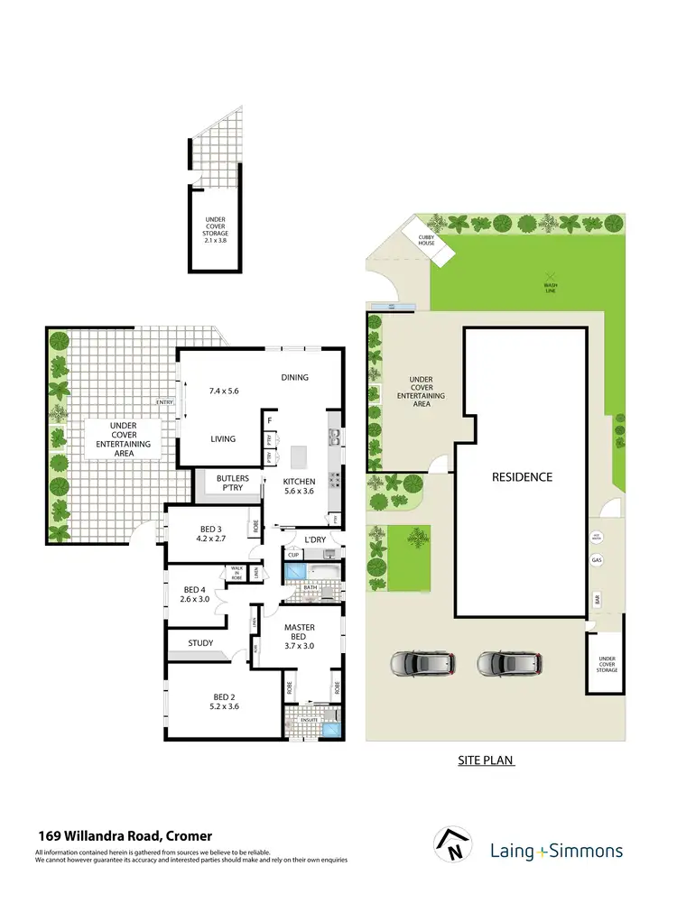 Floorplan of Homely house listing, 169 Willandra Road, Cromer NSW 2099