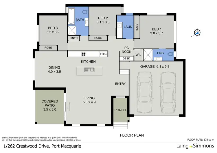 Floorplan of Homely house listing, 262 Crestwood Drive, Port Macquarie NSW 2444