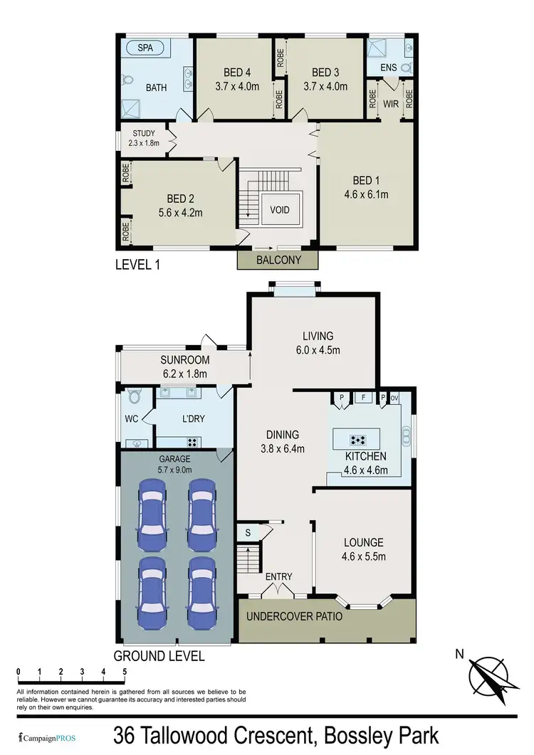 Floorplan of Homely house listing, 36 Tallowood Crescent, Bossley Park NSW 2176