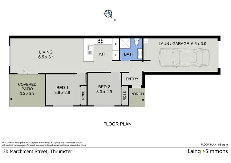 Floorplan of Homely villa listing, 3B Marchment Street, Port Macquarie NSW 2444