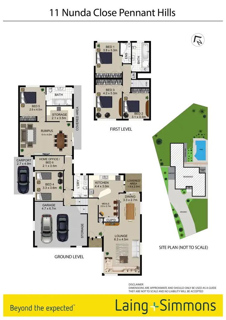 Floorplan of Homely house listing, 11 Nunda Close, Pennant Hills NSW 2120