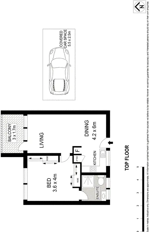 Floorplan of Homely unit listing, 14/19 Rosalind Street, Cammeray NSW 2062