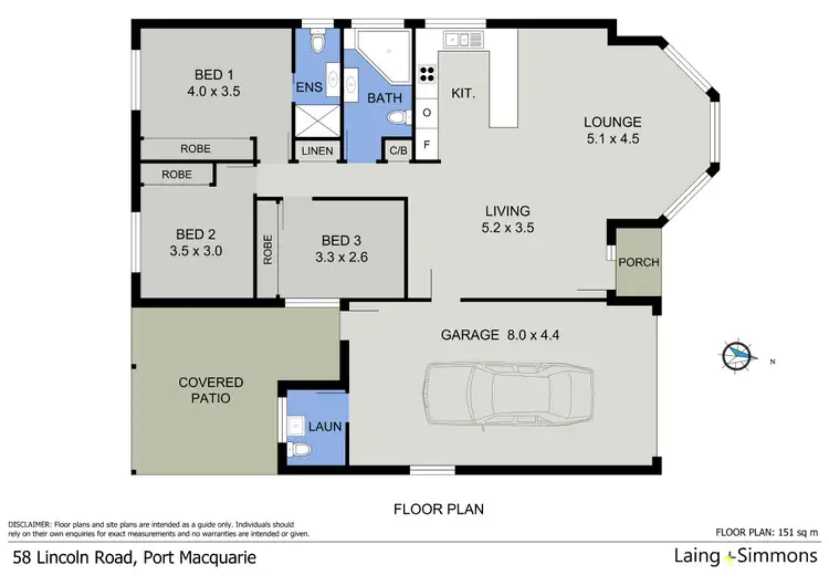 Floorplan of Homely house listing, 58 Lincoln Road, Port Macquarie NSW 2444