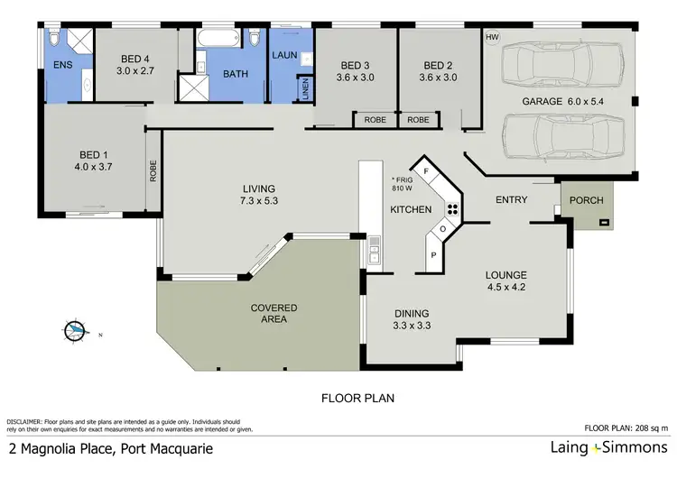 Floorplan of Homely house listing, 2 Magnolia Place, Port Macquarie NSW 2444