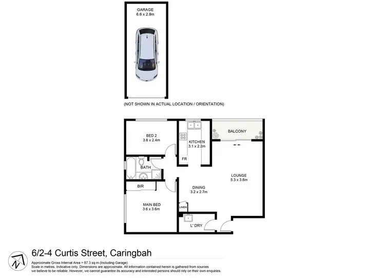 Floorplan of Homely apartment listing, 6/2-4 Curtis Street, Caringbah NSW 2229