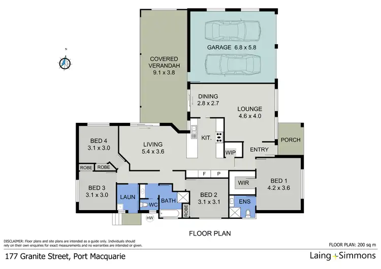 Floorplan of Homely house listing, 177 Granite Street, Port Macquarie NSW 2444