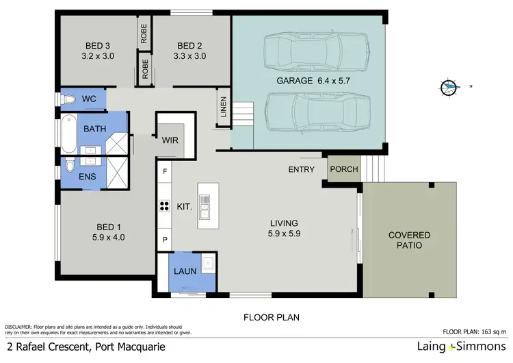 Floorplan of Homely house listing, 2 Rafael Crescent, Port Macquarie NSW 2444