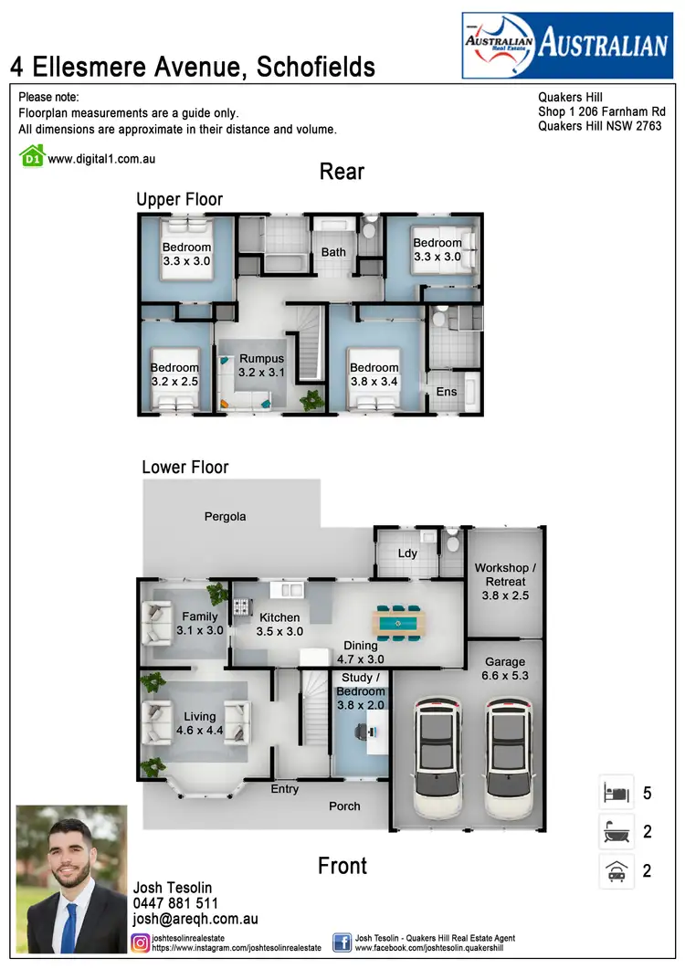 Floorplan of Homely house listing, 4 Ellesmere Avenue, Schofields NSW 2762
